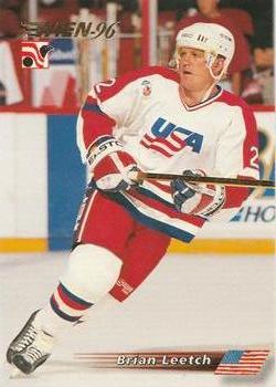 #160 Brian Leetch - USA - 1996 Semic Collections Wien-96 Hockey