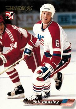 #161 Phil Housley - USA - 1996 Semic Collections Wien-96 Hockey