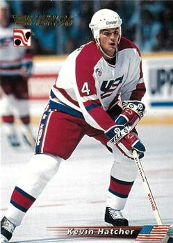 #163 Kevin Hatcher - USA - 1996 Semic Collections Wien-96 Hockey