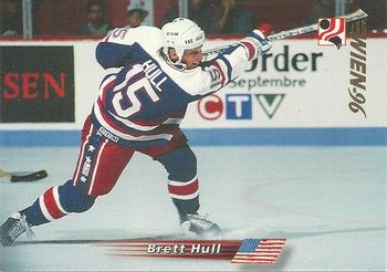 #164 Brett Hull - USA - 1996 Semic Collections Wien-96 Hockey