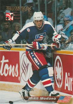 #166 Mike Modano - USA - 1996 Semic Collections Wien-96 Hockey
