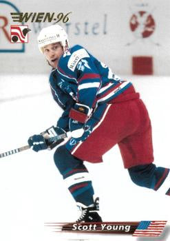 #173 Scott Young - USA - 1996 Semic Collections Wien-96 Hockey
