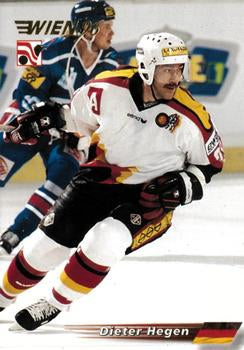 #198 Dieter Hegen - Germany - 1996 Semic Collections Wien-96 Hockey
