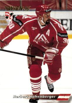 #214 Herbert Hohenberger - Austria - 1996 Semic Collections Wien-96 Hockey