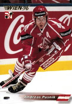 #215 Andreas Pusnik - Austria - 1996 Semic Collections Wien-96 Hockey