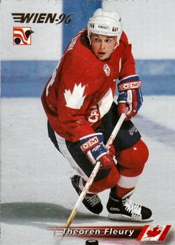 #87 Theoren Fleury - Canada - 1996 Semic Collections Wien-96 Hockey