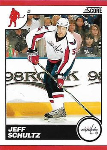 #481 Jeff Schultz - Washington Capitals - 2010-11 Score Hockey