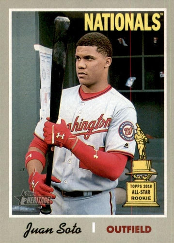 #481 Juan Soto - Washington Nationals - 2019 Topps Heritage Baseball