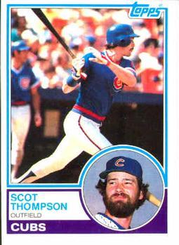 #481 Scot Thompson - Chicago Cubs - 1983 Topps Baseball