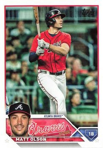 #481 Matt Olson - Atlanta Braves - 2023 Topps Baseball