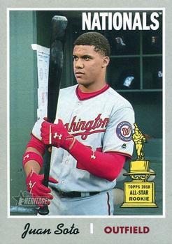 #481d Juan Soto - Washington Nationals - 2019 Topps Heritage Baseball