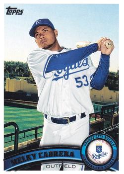 #332 Melky Cabrera - Kansas City Royals - 2011 Topps Baseball