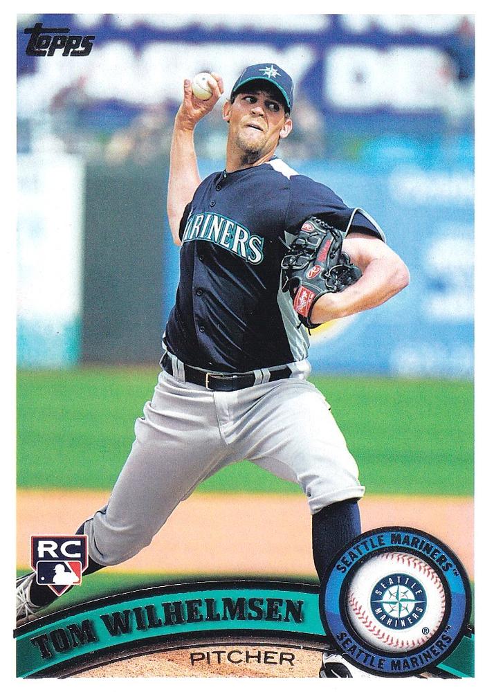 #333 Tom Wilhelmsen - Seattle Mariners - 2011 Topps Baseball