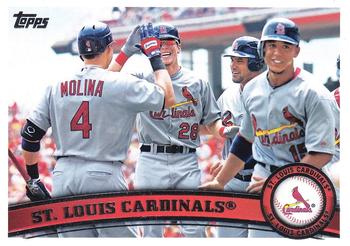 #334 St. Louis Cardinals - St. Louis Cardinals - 2011 Topps Baseball