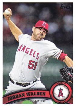 #337 Jordan Walden - Los Angeles Angels - 2011 Topps Baseball