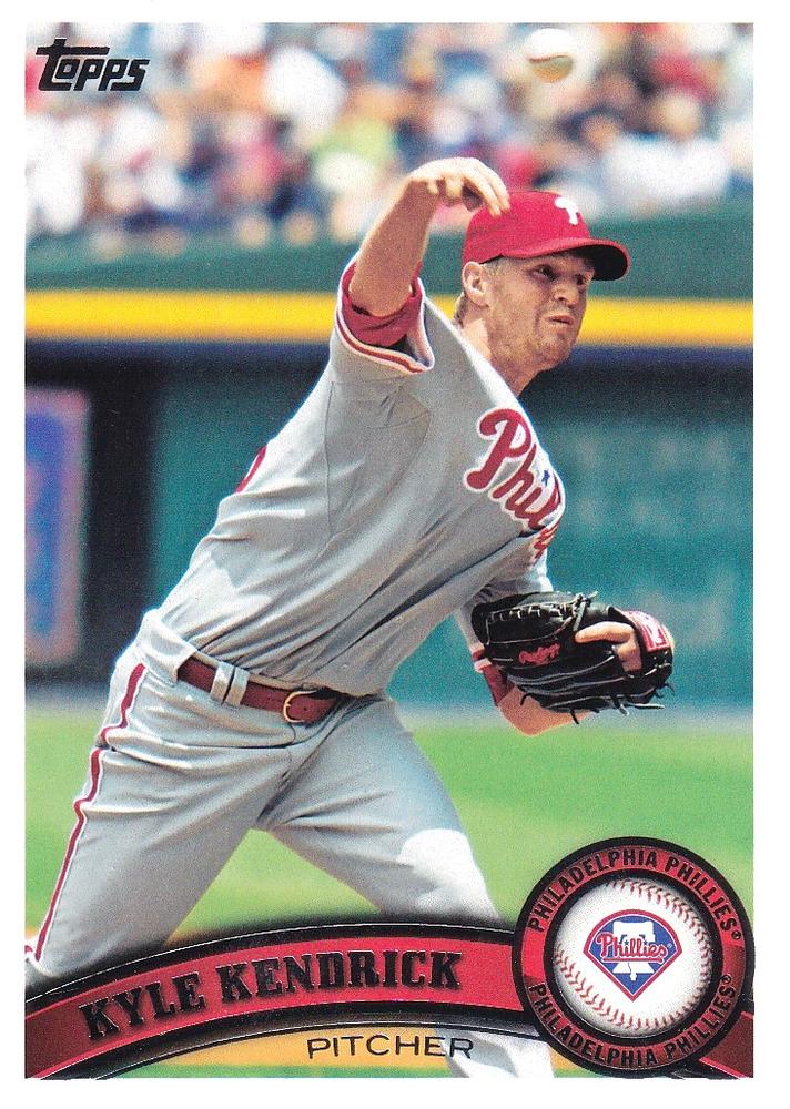 #341 Kyle Kendrick - Philadelphia Phillies - 2011 Topps Baseball