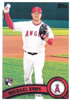 #344 Michael Kohn - Los Angeles Angels - 2011 Topps Baseball