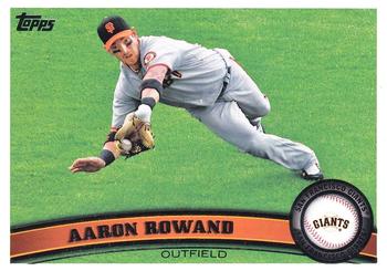 #363 Aaron Rowand - San Francisco Giants - 2011 Topps Baseball