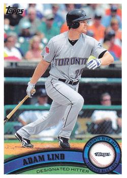 #365 Adam Lind - Toronto Blue Jays - 2011 Topps Baseball