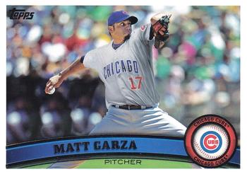 #370 Matt Garza - Chicago Cubs - 2011 Topps Baseball