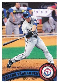 #371 Taylor Teagarden - Texas Rangers - 2011 Topps Baseball