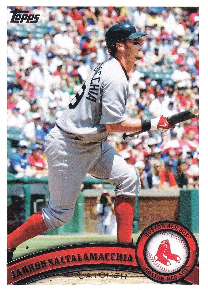 #372 Jarrod Saltalamacchia - Boston Red Sox - 2011 Topps Baseball