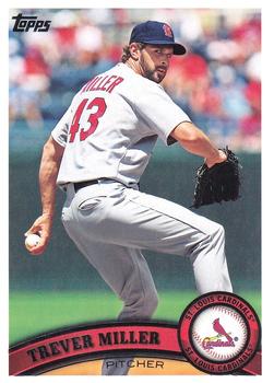 #373 Trever Miller - St. Louis Cardinals - 2011 Topps Baseball
