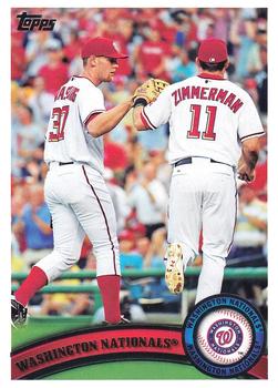 #374 Washington Nationals - Washington Nationals - 2011 Topps Baseball