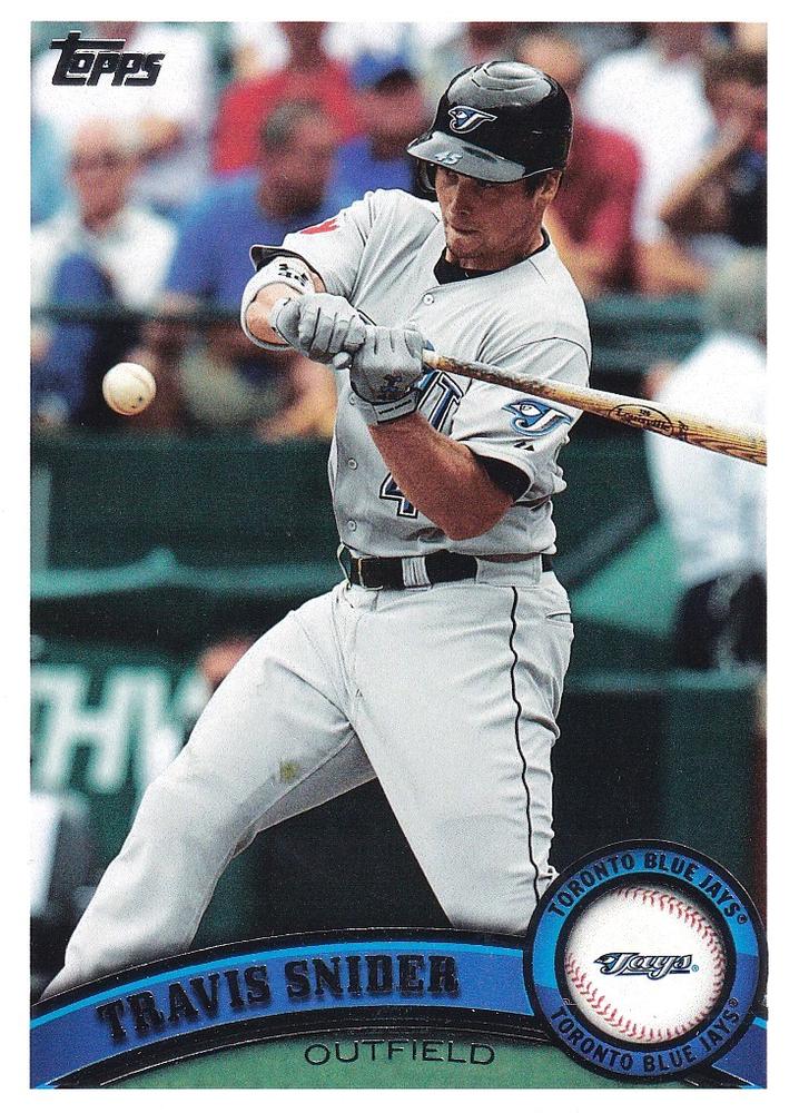 #382 Travis Snider - Toronto Blue Jays - 2011 Topps Baseball