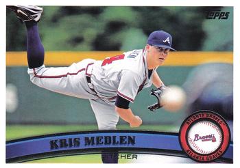 #392 Kris Medlen - Atlanta Braves - 2011 Topps Baseball