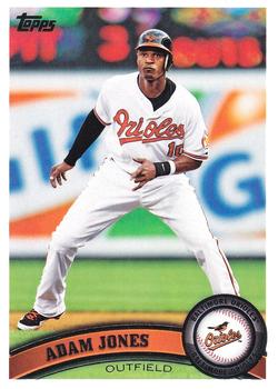 #396a Adam Jones - Baltimore Orioles - 2011 Topps Baseball
