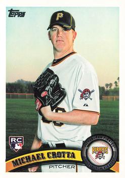 #401 Michael Crotta - Pittsburgh Pirates - 2011 Topps Baseball