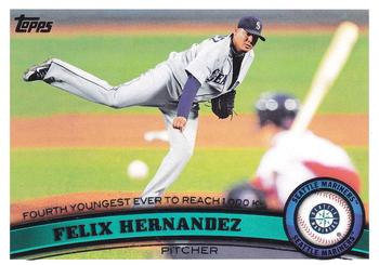 #403 Felix Hernandez - Seattle Mariners - 2011 Topps Baseball