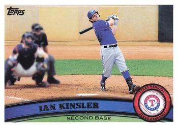 #405a Ian Kinsler - Texas Rangers - 2011 Topps Baseball