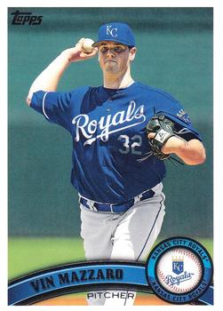 #409 Vin Mazzaro - Kansas City Royals - 2011 Topps Baseball