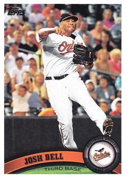 #411 Josh Bell - Baltimore Orioles - 2011 Topps Baseball