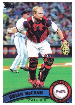 #415a Brian McCann - Atlanta Braves - 2011 Topps Baseball