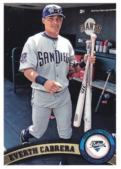 #416 Everth Cabrera - San Diego Padres - 2011 Topps Baseball