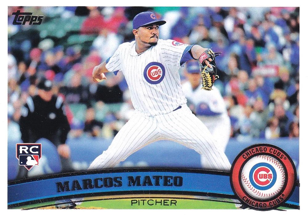 #431 Marcos Mateo - Chicago Cubs - 2011 Topps Baseball