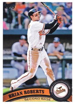 #443 Brian Roberts - Baltimore Orioles - 2011 Topps Baseball