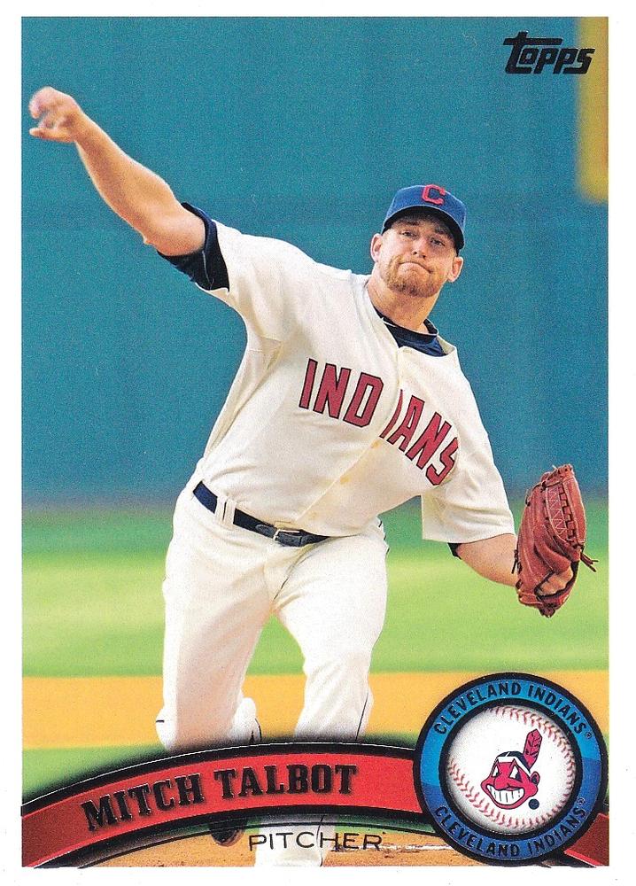 #445 Mitch Talbot - Cleveland Indians - 2011 Topps Baseball