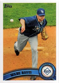 #467 Wade Davis - Tampa Bay Rays - 2011 Topps Baseball
