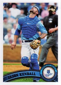 #472 Jason Kendall - Kansas City Royals - 2011 Topps Baseball