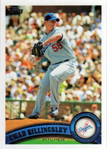 #473a Chad Billingsley - Los Angeles Dodgers - 2011 Topps Baseball