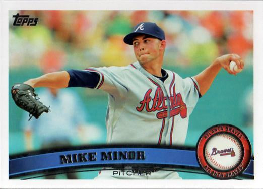 #478a Mike Minor - Atlanta Braves - 2011 Topps Baseball
