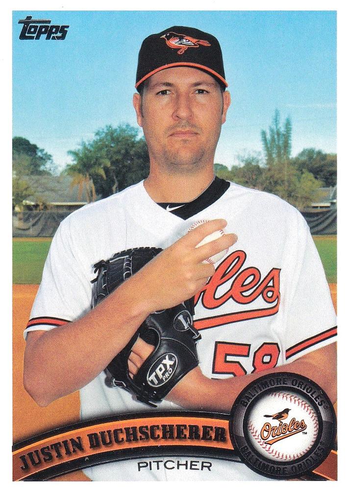 #479 Justin Duchscherer - Baltimore Orioles - 2011 Topps Baseball