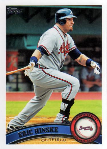 #482 Eric Hinske - Atlanta Braves - 2011 Topps Baseball