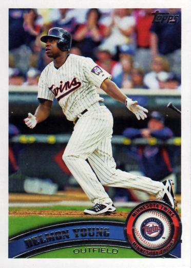 #485a Delmon Young - Minnesota Twins - 2011 Topps Baseball