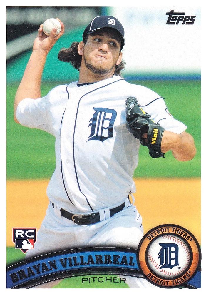 #488 Brayan Villarreal - Detroit Tigers - 2011 Topps Baseball