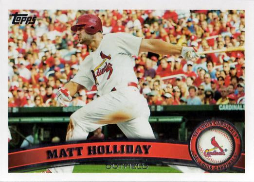 #490a Matt Holliday - St. Louis Cardinals - 2011 Topps Baseball